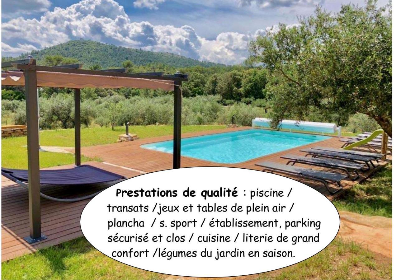 La Villa Aux Oliviers Le Val Esterno foto